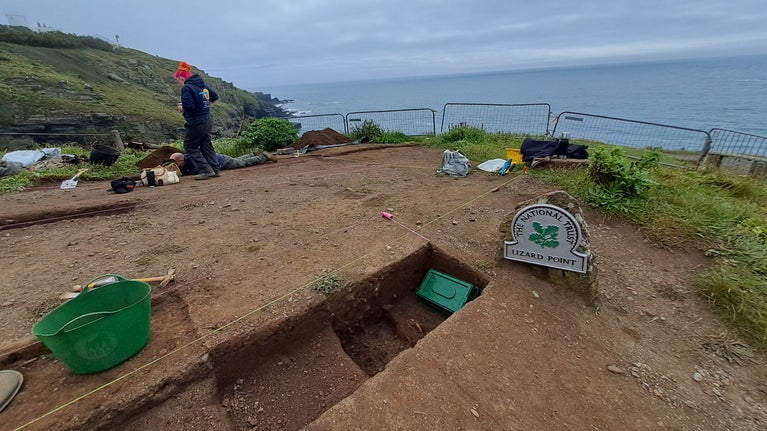 2026 Summer dig at Lizard point, the most southerly point of the UK